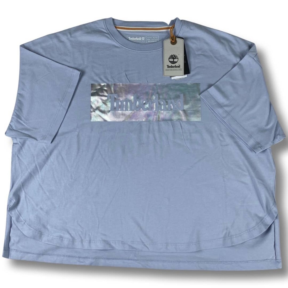 NWT Timberland Diamonds & Pearls Tee in Kentucky Blue